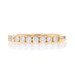 Yellow Gold Diamond Wedding Band - 14k Round Brilliant .50ctw French Set Ring