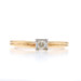 Yellow Gold Diamond Vintage Solitaire Engagement Ring 14k Old Mine