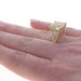 Yellow Gold Citrine Diamond Cocktail Ring 14k Square Cushion 7.20ctw