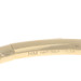 Yellow Gold Diamond Twisted Station Bangle Bracelt 7" 14k Round Brilliant .28ctw