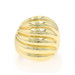 David Yurman Sculpted Cable Dome Statement Band Yellow Gold 18k Ring
