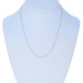 White Gold Cable Chain Necklace 18" 10k