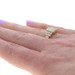 Yellow Gold Diamond Cluster Cocktail Ring 18k Princess 1.50ctw SZ 7 1/4