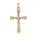 Yellow Gold Cross Pendant 14k Crucifix