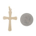 Yellow Gold Cross Pendant 14k Crucifix