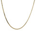 Yellow Gold Serpentine Chain Necklace 15" 14k