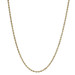 Yellow Gold Diamond Cut Rope Chain Necklace 24 1/2" 14k