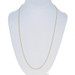 Yellow Gold Diamond Cut Rope Chain Necklace 24 1/2" 14k