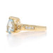 Yellow Gold Aquamarine Diamond Ring 14k Pear 1.48ctw
