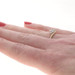 Yellow Gold Contoured Guard Ring 14k Round Brilliant .30ctw