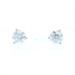 White Gold Diamond Solitaire Stud Earrings 14k Round 1.82ctw GIA Martini Set