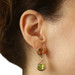 Rose Gold Citrine Peridot Teardrop Dangle Earrings 18k Pear 8.20ctw Rose Gold Citrine Peridot Teardrop Dangle Earrings 18k Pear 8.20ctw