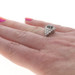 White Gold Sapphire Diamond Cluster Ring 14k Oval 2.06ctw White Gold Sapphire Diamond Cluster Ring 14k Oval 2.06ctw