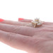 Yellow Gold Cubic Zirconias Spiral Ring 14k Round and Baguette 3.00ctw Swirl Yellow Gold Cubic Zirconias Spiral Ring 14k Round and Baguette 3.00ctw Swirl