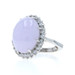 White Gold Jadeite Diamond Cocktail Ring 14k Oval Cabochon 20.09ctw Halo White Gold Jadeite Diamond Cocktail Ring 14k Oval Cabochon 20.09ctw Halo