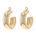 Yellow Gold Half-Hoop Enhancers Earrings 14k Jackets Yellow Gold Half-Hoop Enhancers Earrings 14k Jackets