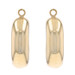 Yellow Gold Half-Hoop Enhancers Earrings 14k Jackets Yellow Gold Half-Hoop Enhancers Earrings 14k Jackets
