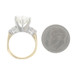 Yellow Gold Diamond Engagememt Ring 18k Round Brilliant 3.93ctw GIA Three-Stone Yellow Gold Diamond Engagememt Ring 18k Round Brilliant 3.93ctw GIA Three-Stone