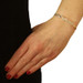 Yellow Gold Diamond Ribbon Hinged Bangle Bracelet 6 1/2" 10k Single .50ctw Wave Yellow Gold Diamond Ribbon Hinged Bangle Bracelet 6 1/2" 10k Single .50ctw Wave