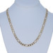 Yellow Gold Figaro Chain Men's Necklace 25 1/2" 14k Italy Yellow Gold Figaro Chain Men's Necklace 25 1/2" 14k Italy