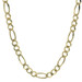 Yellow Gold Figaro Chain Mens Necklace 24" 10k Yellow Gold Figaro Chain Mens Necklace 24" 10k