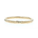 Yellow Gold Rope Twist Bangle Bracelet 6 3/4" 14k