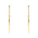 Yellow Gold Rope Twist Earrings 10k Pierced