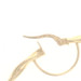 Yellow Gold Rope Twist Earrings 10k Pierced