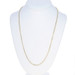 Yellow Gold Box Chain Necklace 24 1/4" 14k Italy