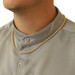 Yellow Gold Diamond Cut Rope Chain Men's Necklace 20" 10k