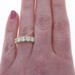 Yellow Gold Diamond French Set Wedding Band 18k Round Brilliant 2.53ctw GIA Ring