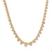 Yellow Gold Diamond Graduated Tennis Necklace 18" - 14k Round Brilliant 2.68ctw