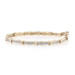 Yellow Gold Diamond Link Bracelet 7 1/2" - 10k Single Cut 1.40ctw