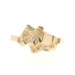 Yellow Gold Nugget Statement Ring 14k