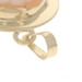 Yellow Gold Carved Shell Cameo Silhouette Pendant - 18k