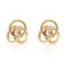 Yellow Gold Circle Trio Stud Earring Enhancers 14k Love Stud Jackets