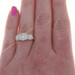 Yellow Gold Diamond Engagement Ring 14k Round Brilliant .75ctw Halo