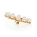 Yellow Gold Pearls Circle Wreath Brooch 14k Pin