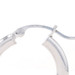 White Gold Hoop Earrings - 14k Round Pierced