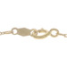 Yellow Gold Cultured Freshwater Pearl Cable Chain Station Necklace 18" 14k