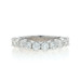 White Gold Diamond Contoured Wedding Band - 14k Round 1.40ctw Contoured Ring