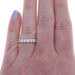 White Gold Diamond Contoured Wedding Band - 14k Round 1.40ctw Contoured Ring