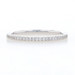 White Gold Diamond Wedding Band - 14k Round Brilliant .11ctw Ring