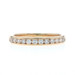 Yellow Gold Diamond Wedding Band - 14k Round Brilliant .47ctw Channel Set Ring