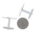 Sterling Silver Geometric Men's Cufflinks - 925 14k Sterling Silver Geometric Men's Cufflinks - 925 14k