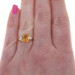 Yellow Gold Citrine Diamond Bypass Ring - 14k Oval 1.87ctw Yellow Gold Citrine Diamond Bypass Ring - 14k Oval 1.87ctw