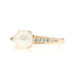 Yellow Gold Pearl Diamond Ring - 14k .12ctw Yellow Gold Pearl Diamond Ring - 14k .12ctw