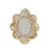 Richard Klein Australian Opal Halo Slide Charm - Yellow Gold 14k Cab 1.10ctw Richard Klein Australian Opal Halo Slide Charm - Yellow Gold 14k Cab 1.10ctw