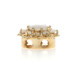 Richard Klein Australian Opal Halo Slide Charm - Yellow Gold 14k Cab 1.10ctw Richard Klein Australian Opal Halo Slide Charm - Yellow Gold 14k Cab 1.10ctw