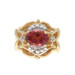 Richard Klein Pink Tourmaline Diamond Slide Charm - Yellow Gold 14k Oval 2.90ct Richard Klein Pink Tourmaline Diamond Slide Charm - Yellow Gold 14k Oval 2.90ct